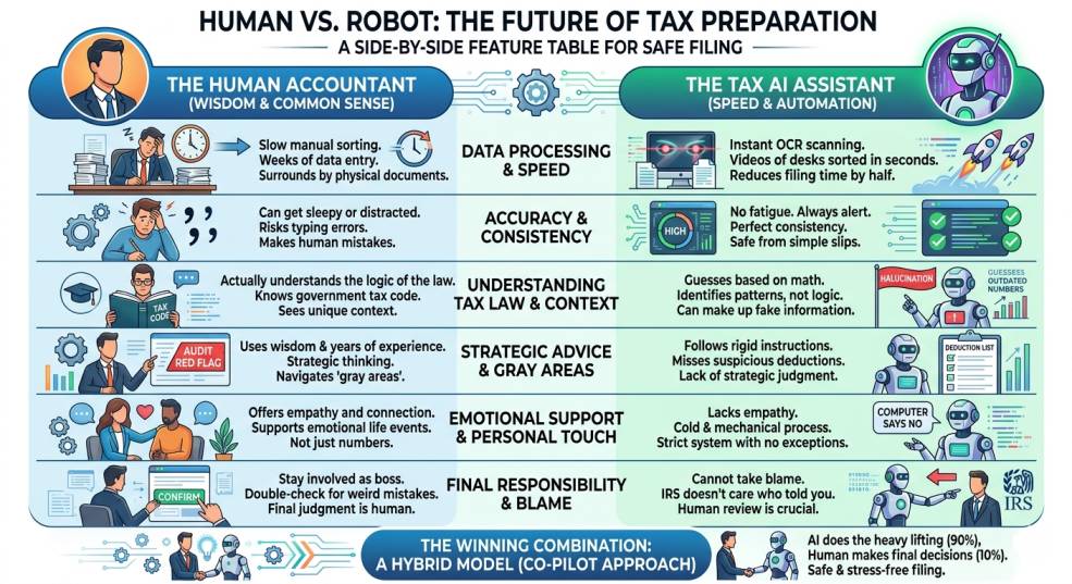 Automating Tax Preparation With AI: Pros and Cons